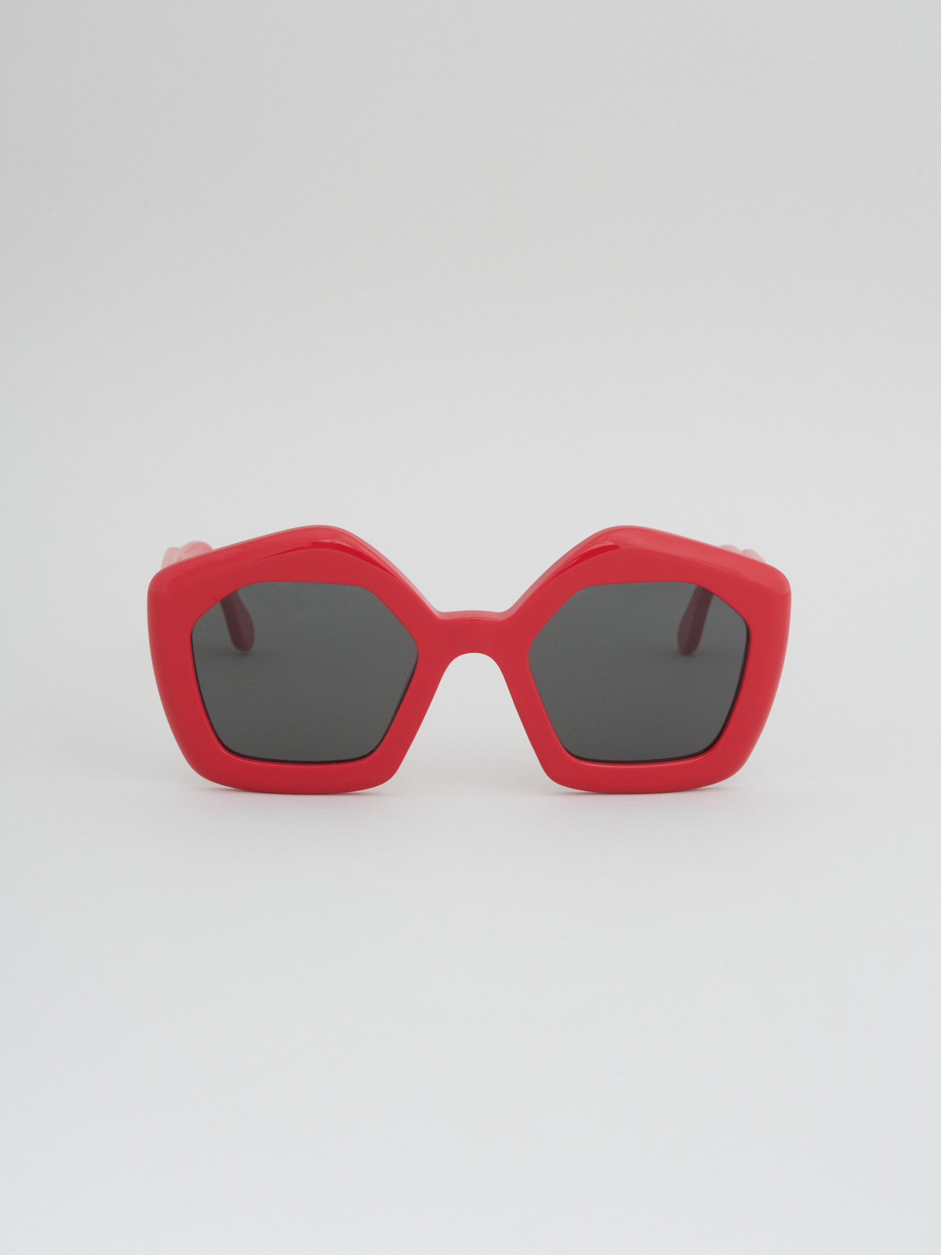 RED ACETATE LAUGHING WATERS SUNGLASSES - 1