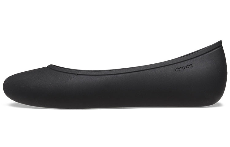 (WMNS) Crocs Brooklyn Flats 'Black' 209384-001 - 2