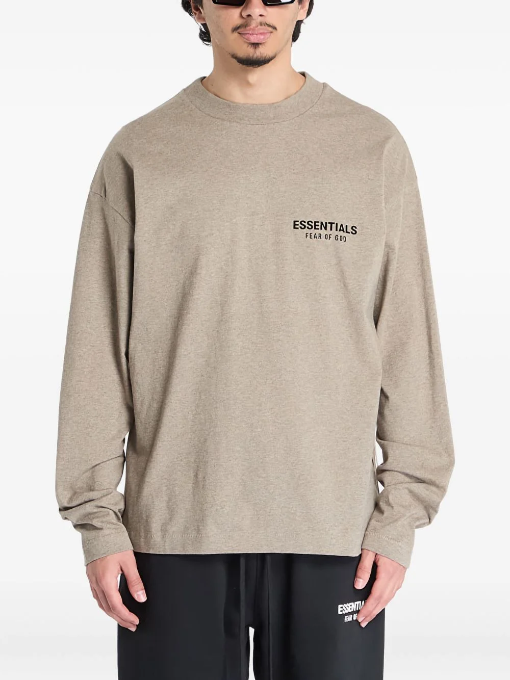 crew-neck long-sleeve T-shirt - 1