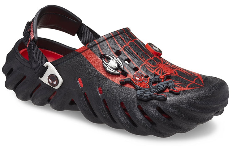 Crocs Team Spider Man Echo Clog 'Black Red' 208781-001 - 3