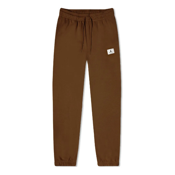 (WMNS) Air Jordan Flight Fleece Trousers 'Light Olive' DQ4607-385 - 1