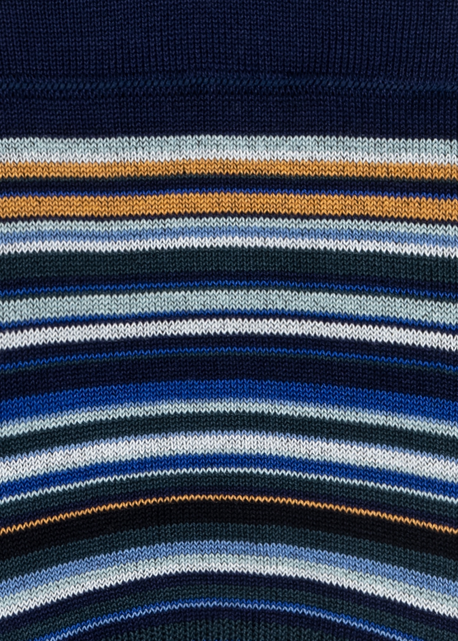 'Signature Stripe' Loafer Socks Three Pack - 6