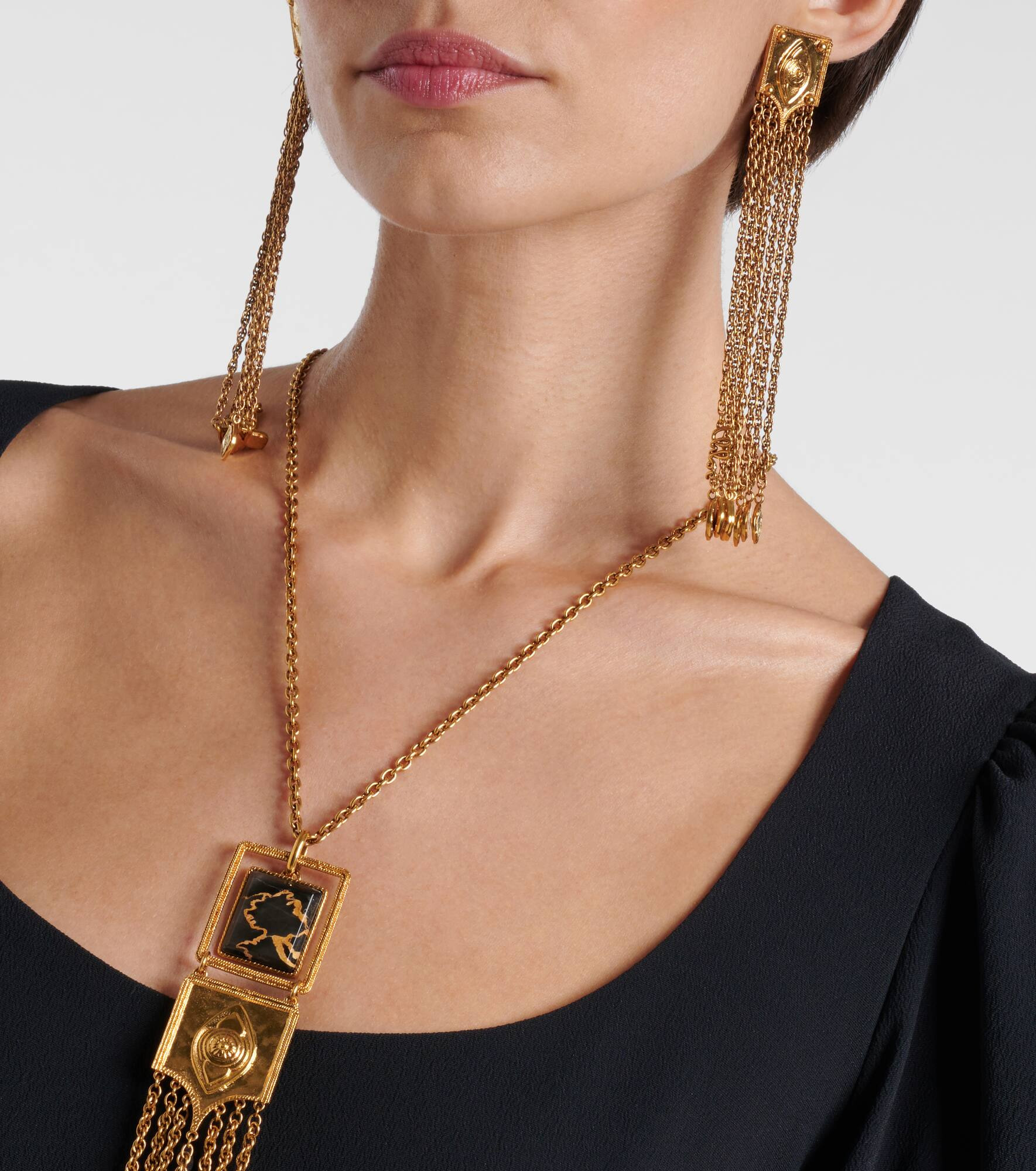 Chloé Amulet drop earrings - 6