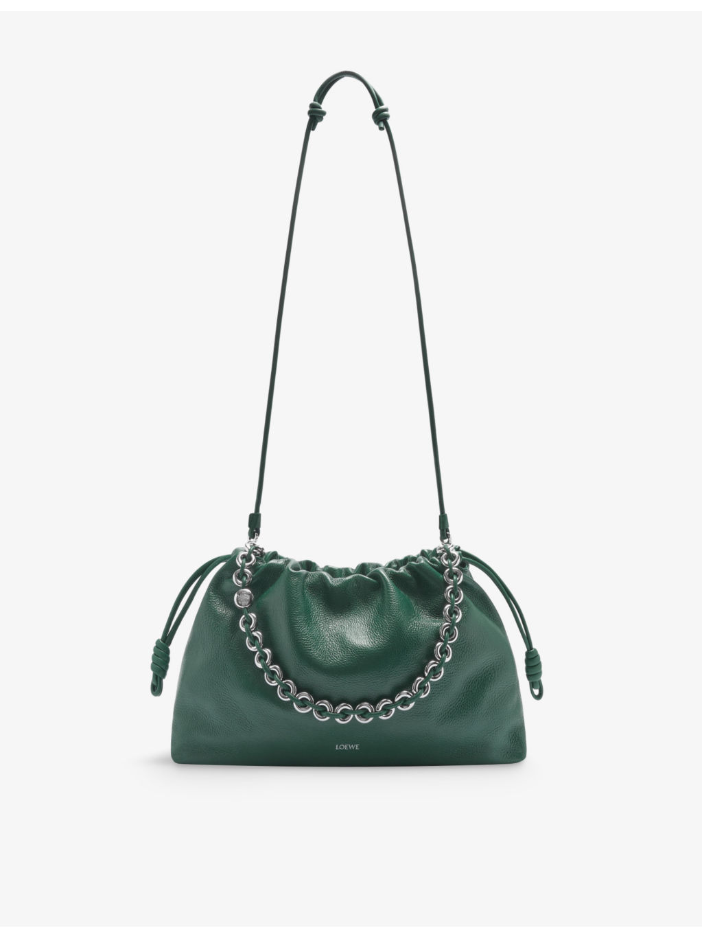 Flamenco large leather shoulder bag - 6