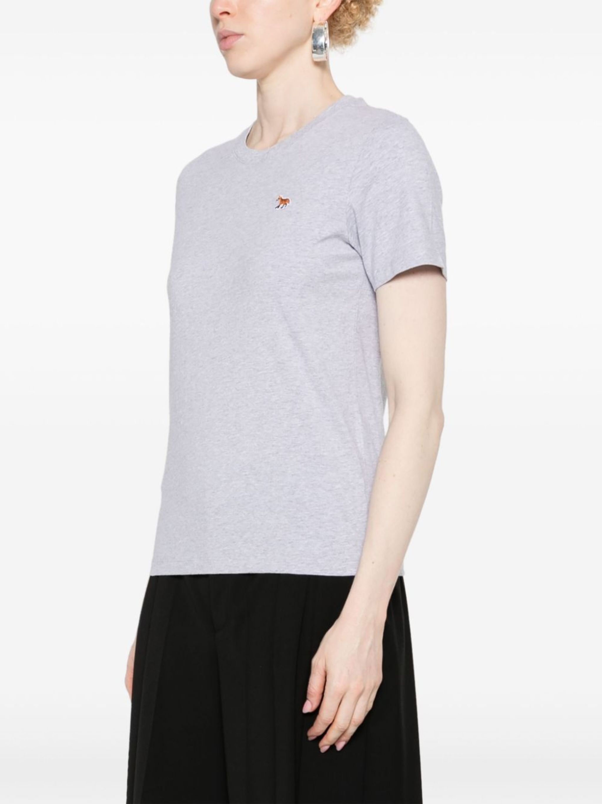 Fox-motif cotton T-shirt - 3