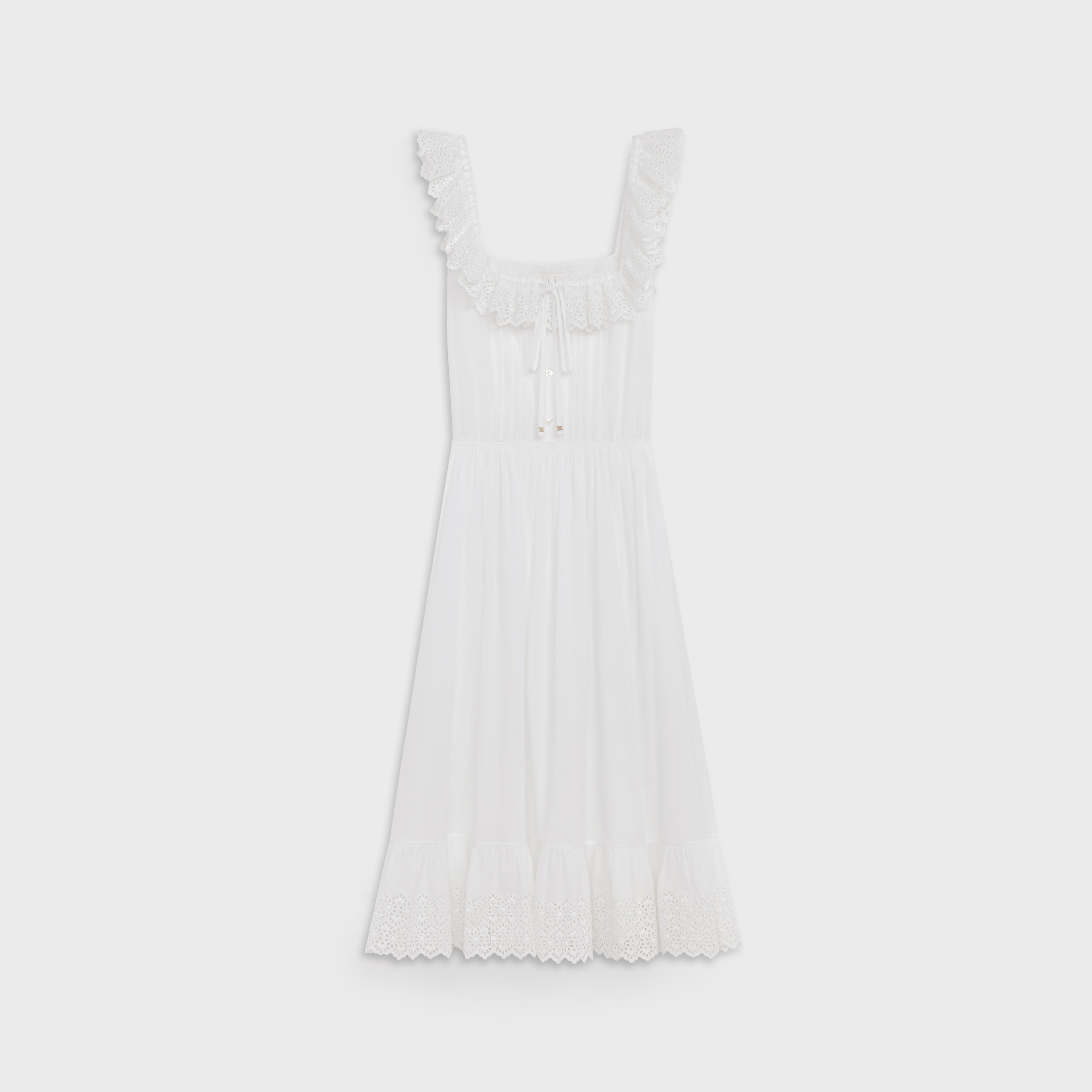 PRAIRIE DRESS IN COTTON PERCALE - 1