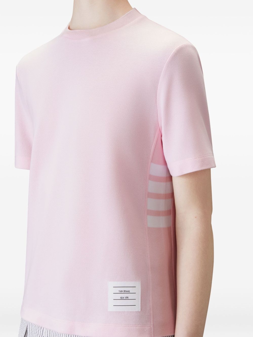 four-bar short-sleeve T-shirt - 5