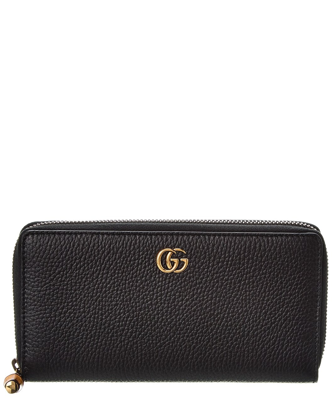 Gucci Bamboo Leather Zip Around Wallet - 1