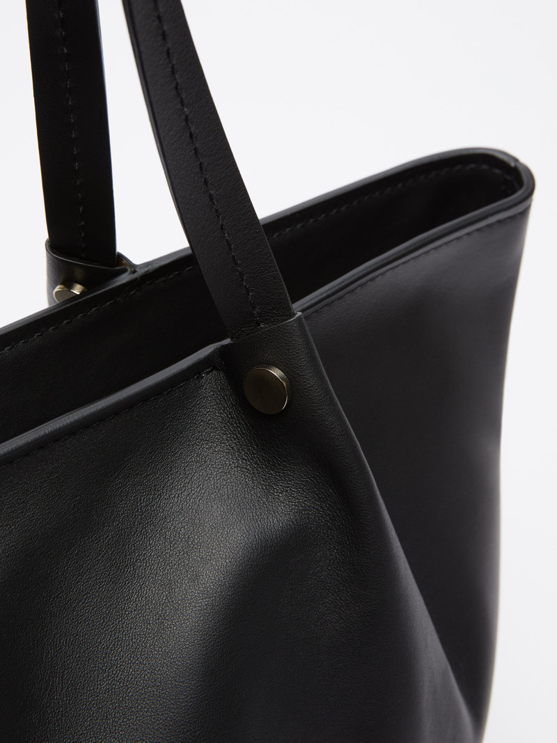 SHOP Leather shopper bag 4