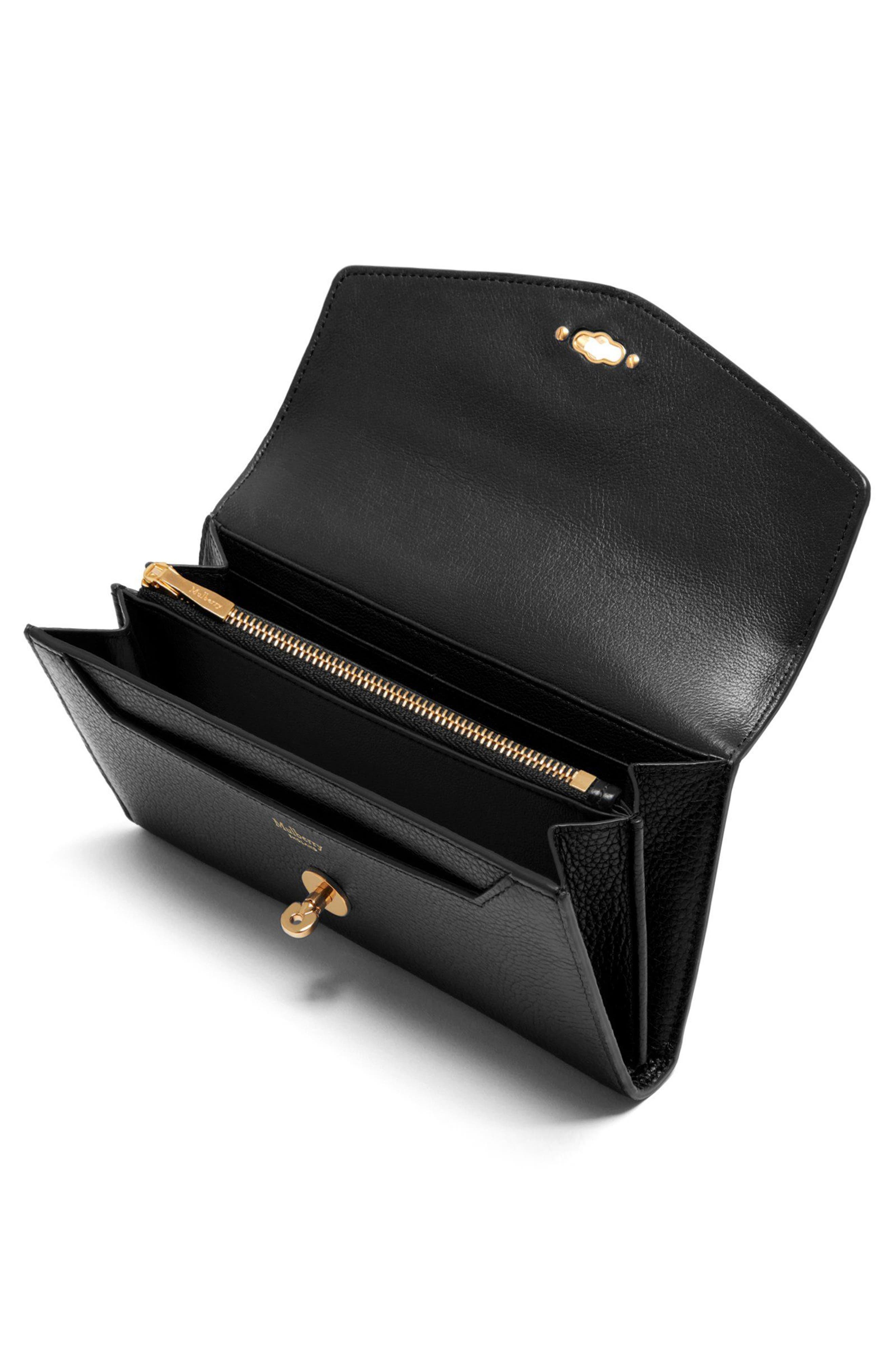 Mulberry Darley Leather Continental Wallet in Black at Nordstrom - 3