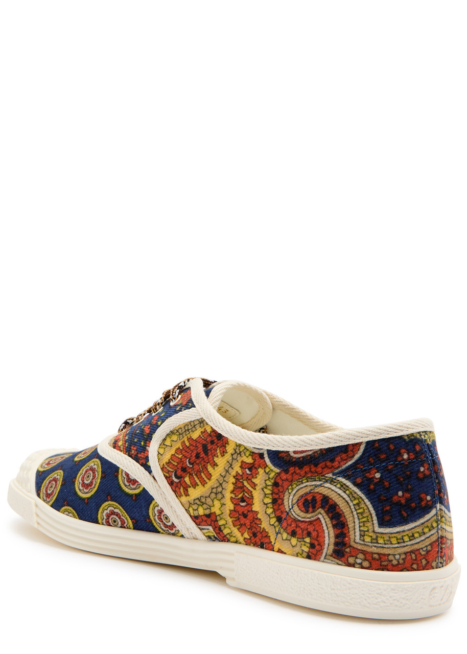 Valentino Garavani Bay By Bay Printed Denim Sneakers - 2