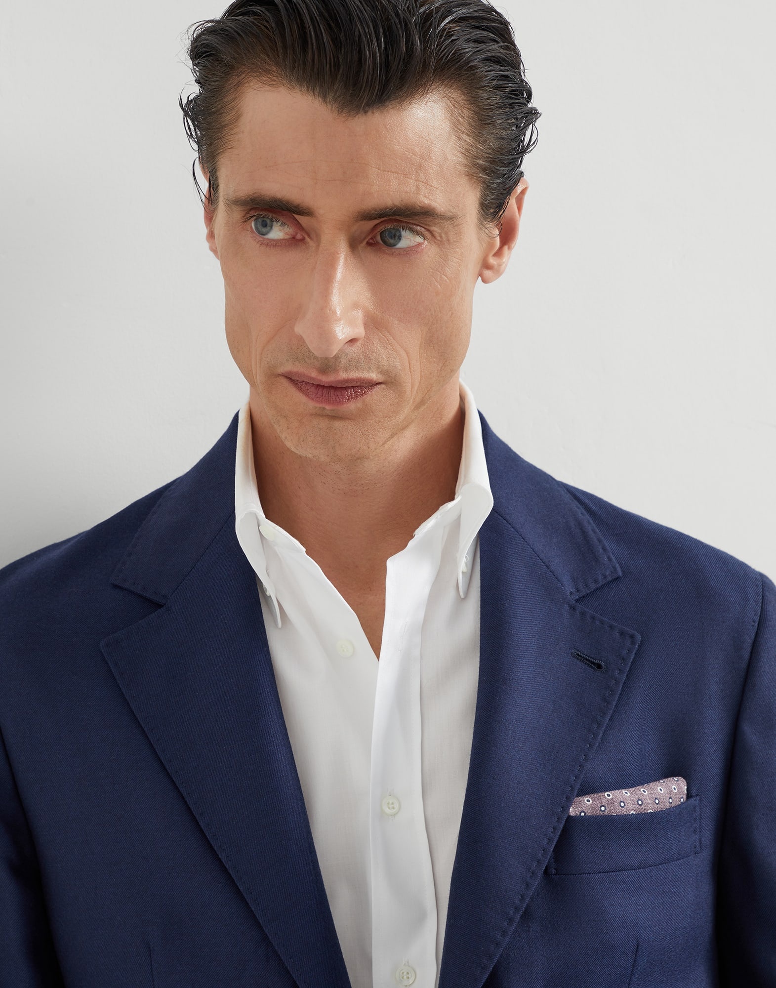 Lightweight cashmere twill deconstructed blazer - 3