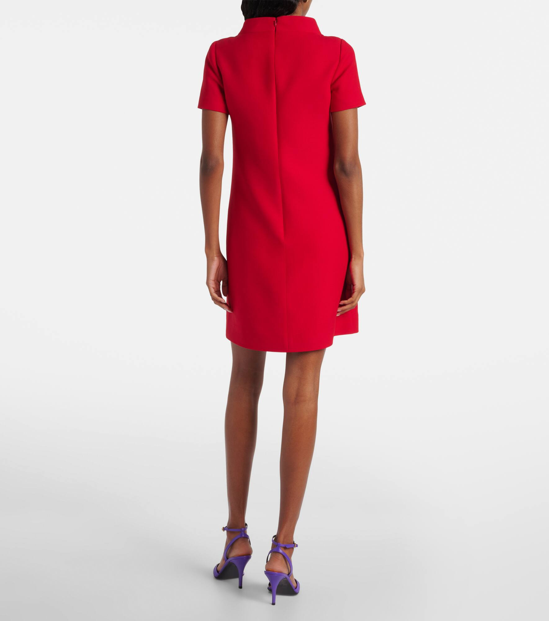 Embellished wool and silk minidress - 3