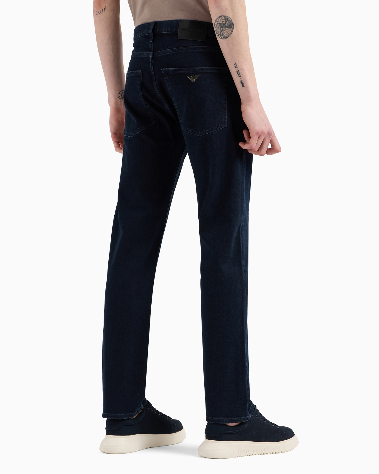 J45 Regular-fit, washed twill 10.5 oz comfort-denim jeans - 3