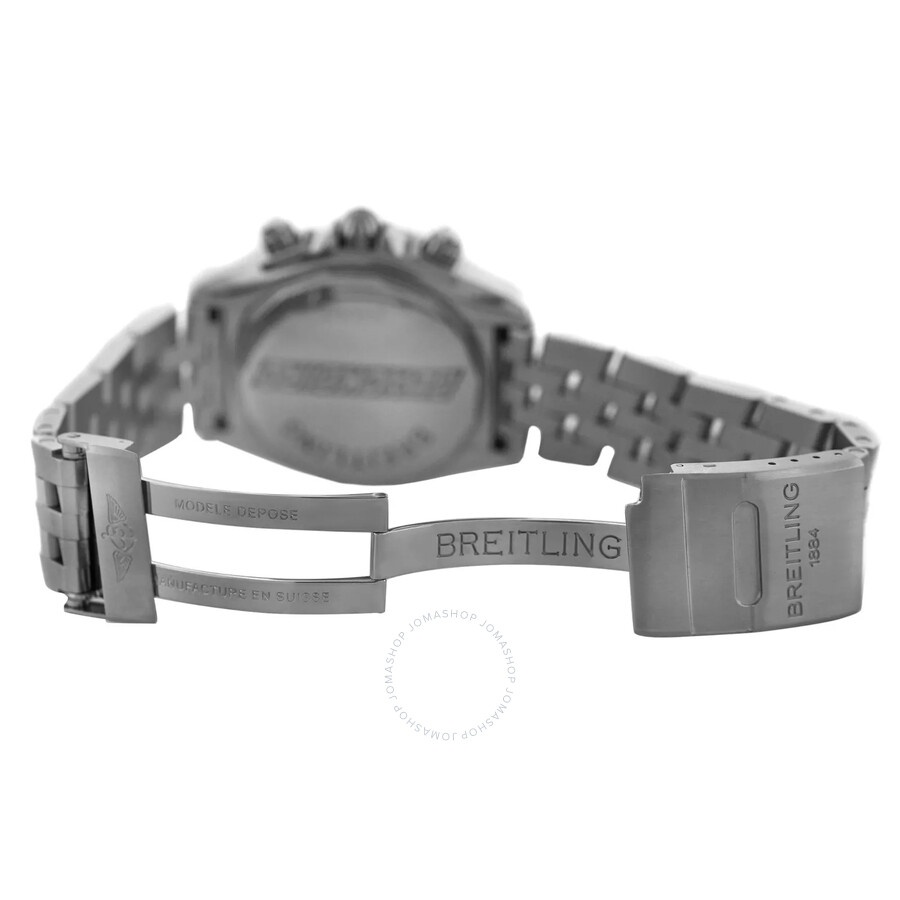 Pre-owned Breitling Blackbird Chronograph Automatic Chronometer Black Dial Men's Watch A44359 - 5