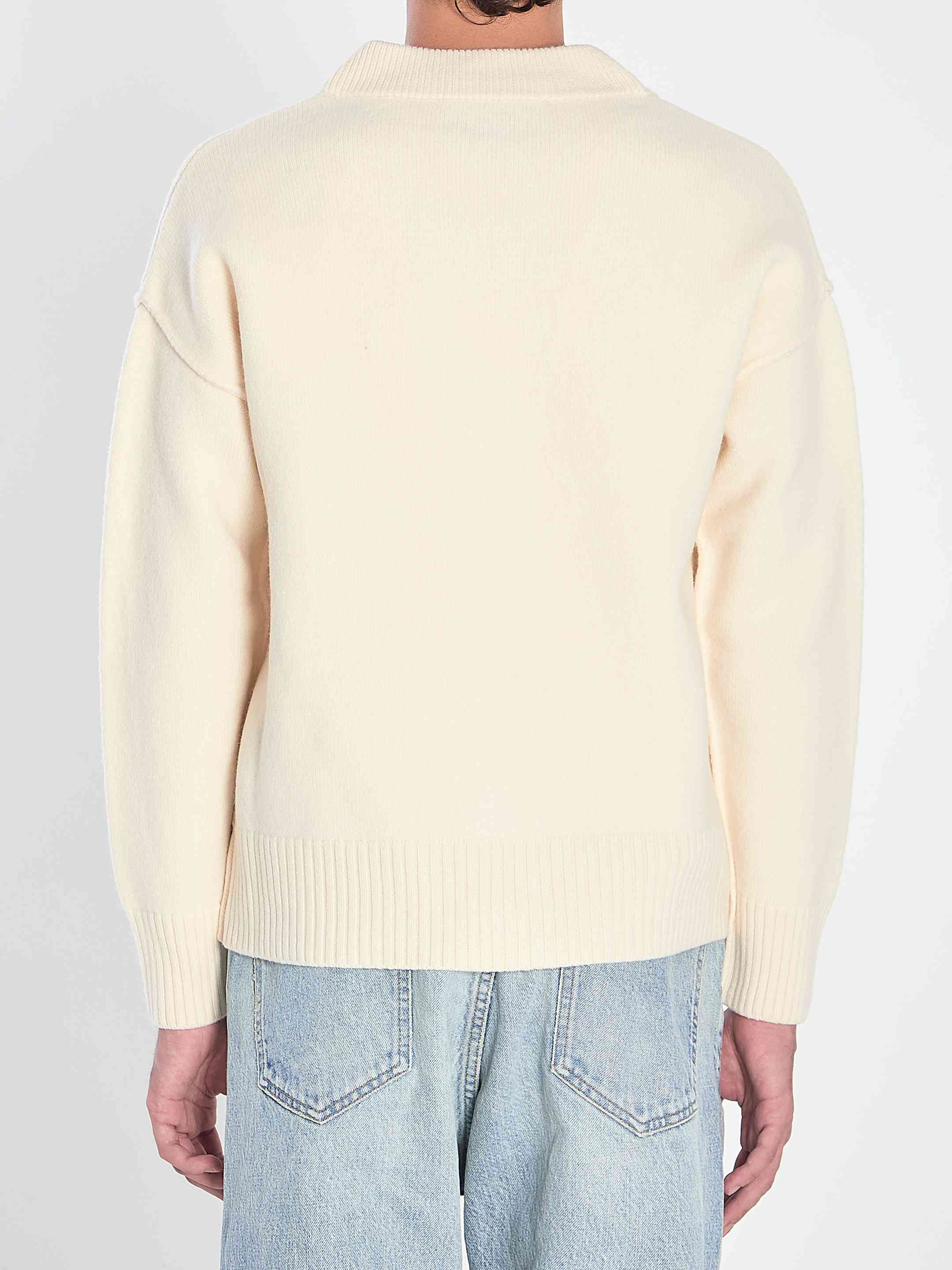 Ami Paris Men Ami De Coeur Cardigan - 4