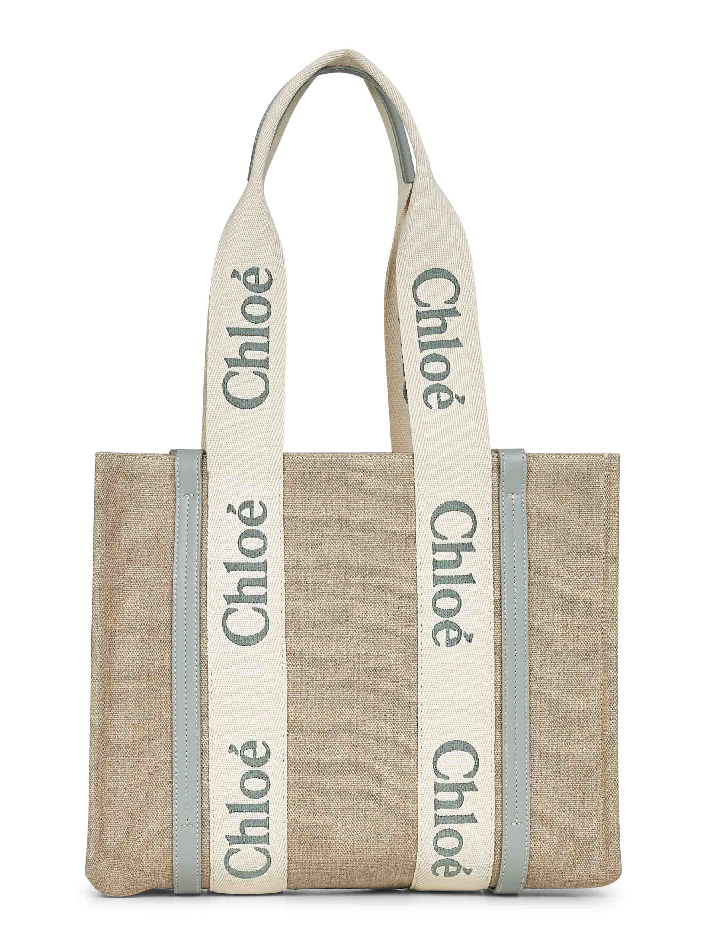 Chloé Women Beige Woody Tote Bag - 3