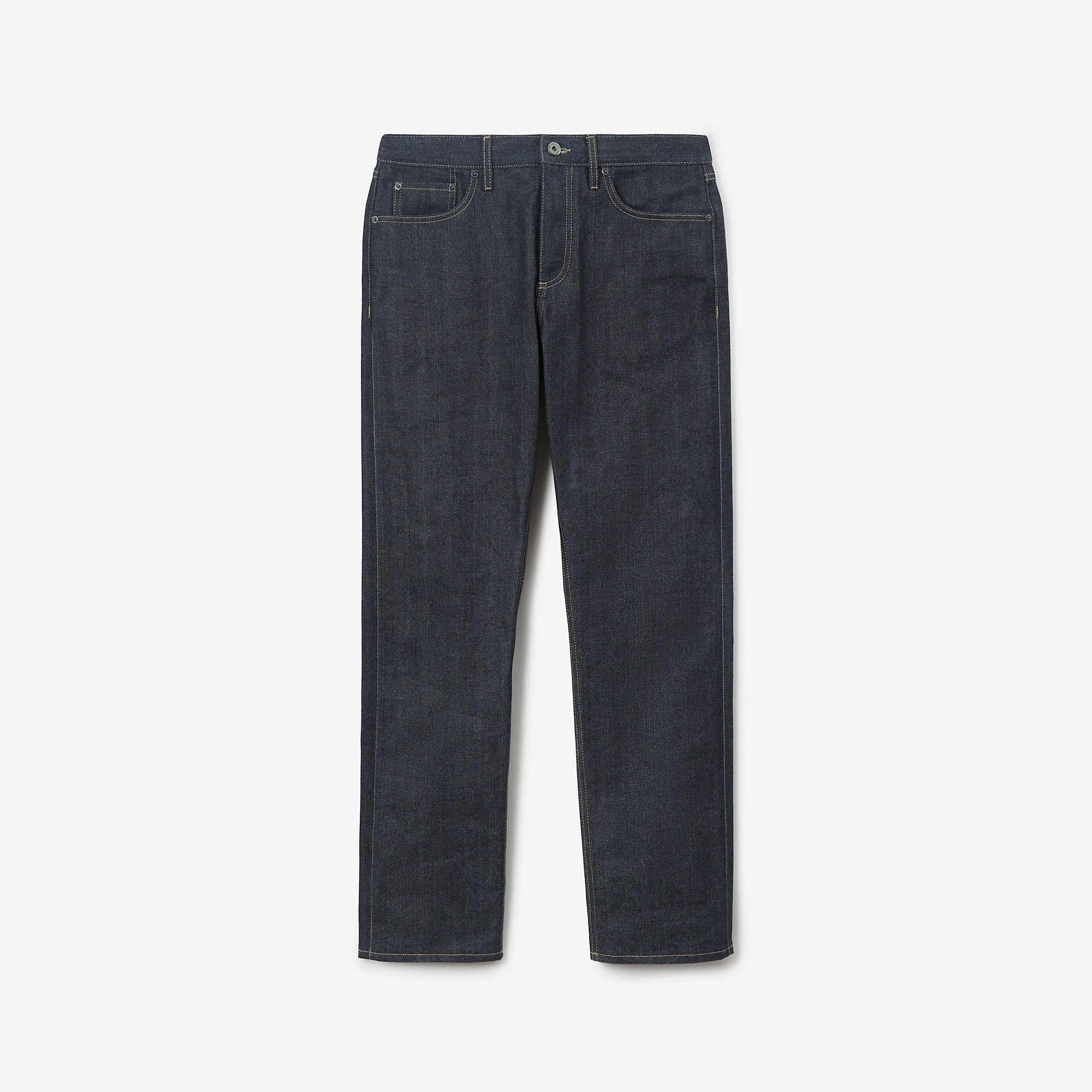 Straight Fit Japanese Denim Jeans - 1