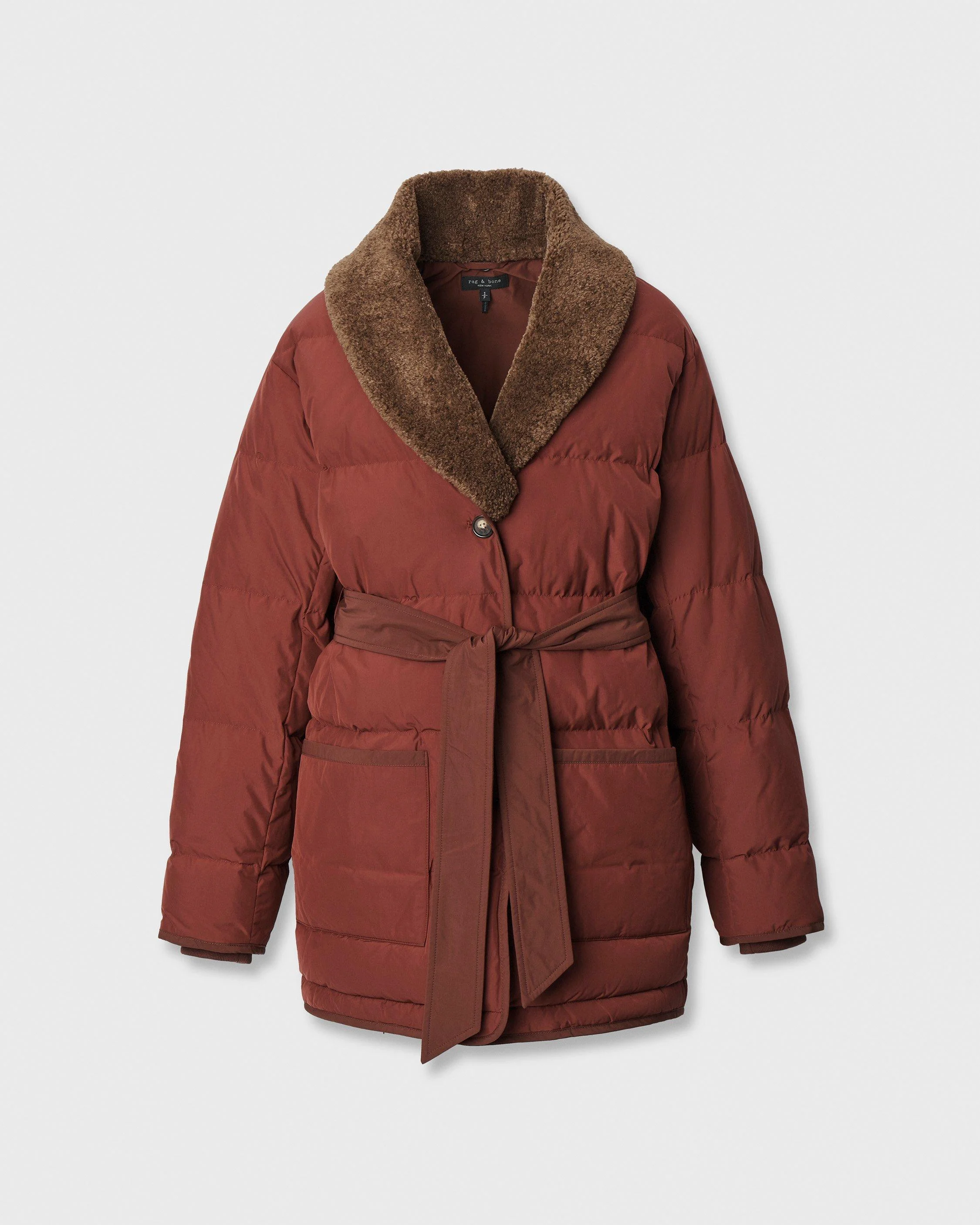 Angie Long Down Jacket - 1