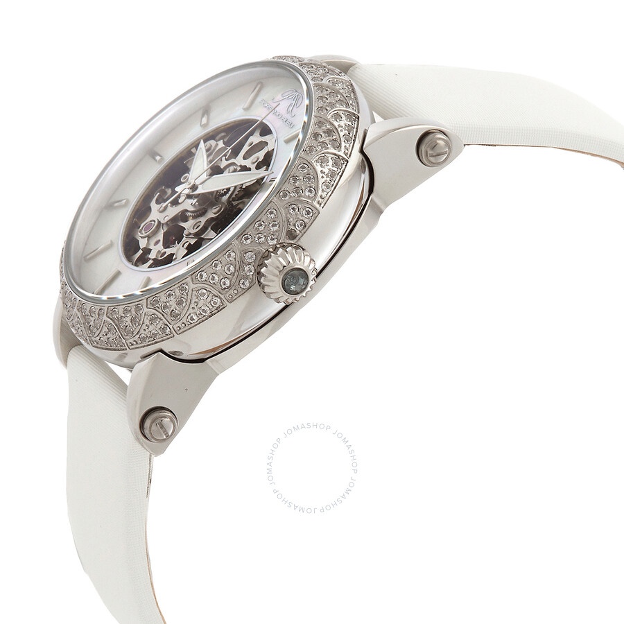 Porsamo Bleu - Porsamo Bleu Liza Automatic White Dial Ladies Watch 691ALIL - 2