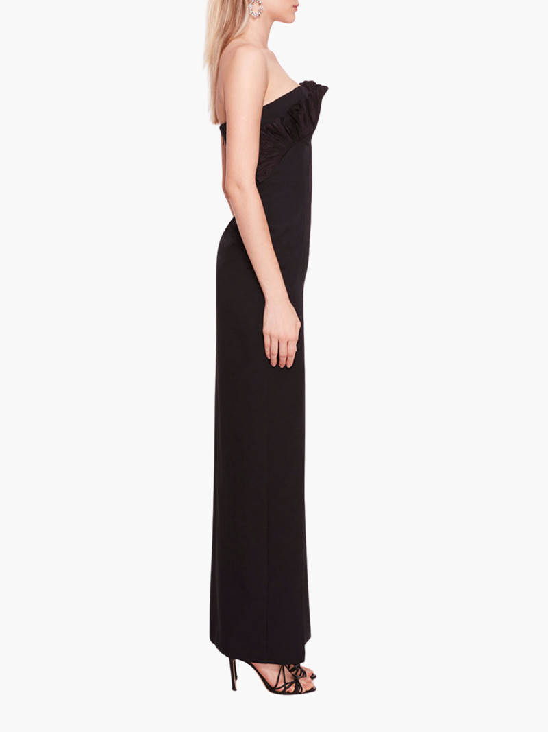 PLEATED NECKLINE GOWN 3