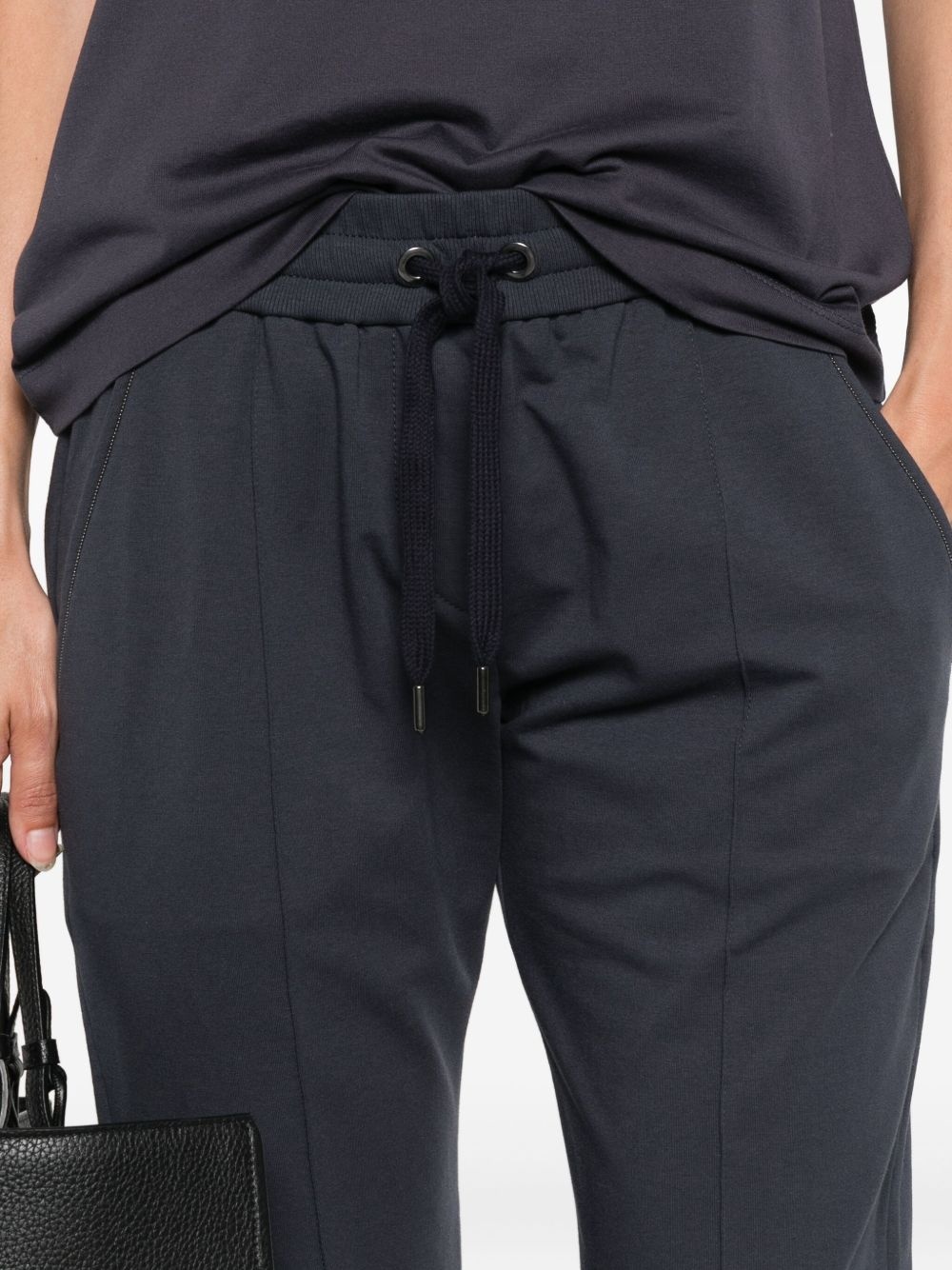 drawstring-waist trousers - 5