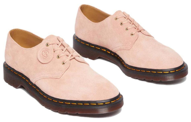 Dr. Martens (WMNS) Dr. Martens Smiths Suede Dress Shoes 'Peach Beige' 30564329 outlook