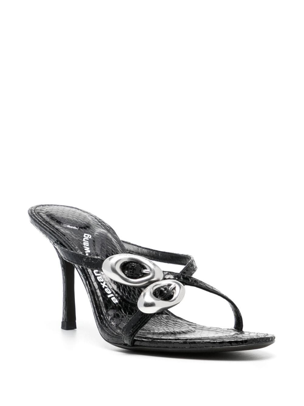 Dome 85mm slip-on sandals - 2