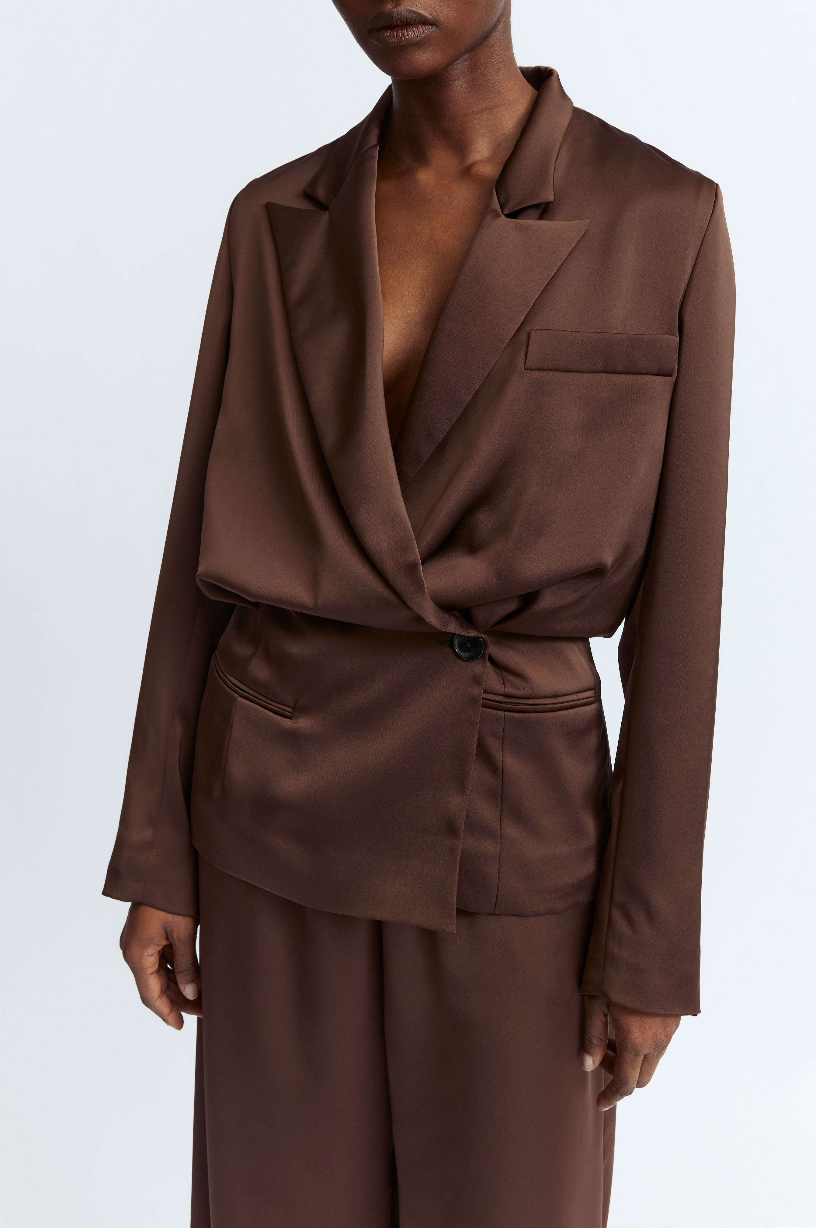ARDO JACKET IN SATIN - 5