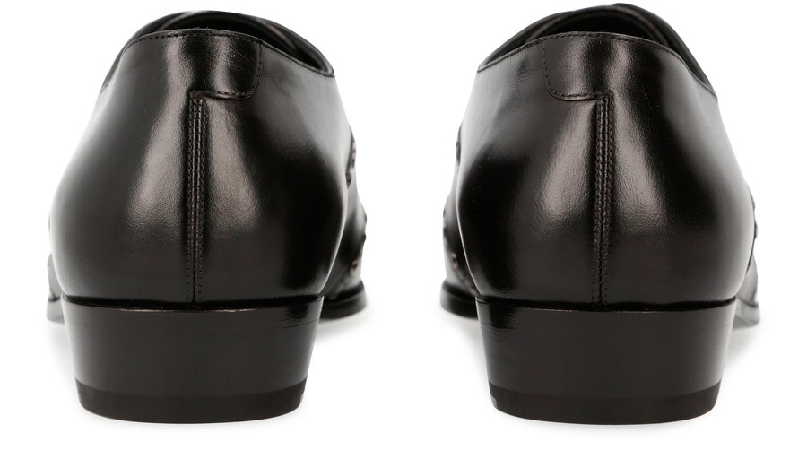 Celine Jacno Studded Derby in Shiny Calfskin - 5