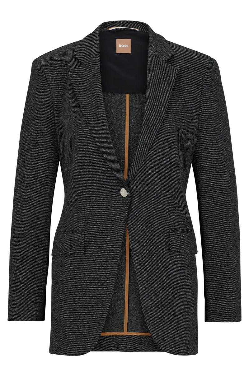 SLIM-FIT JACKET IN HEAVYWEIGHT WOVEN CLOTH 1