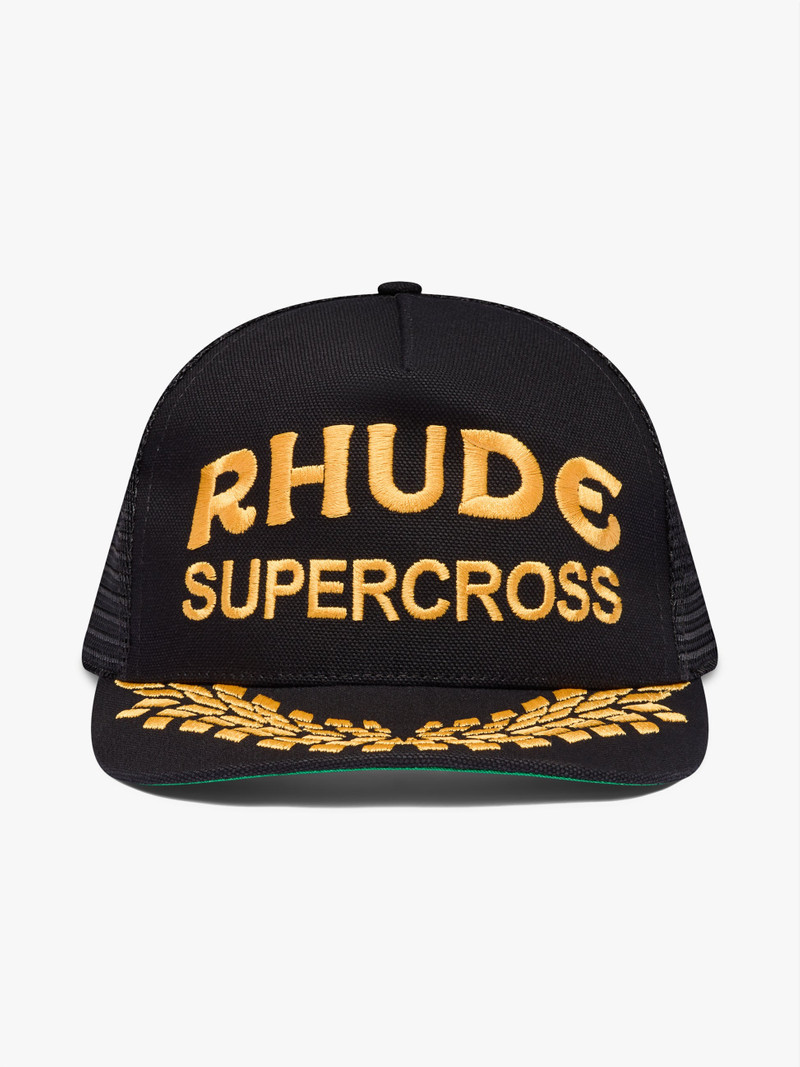 CANVAS SUPERCROSS TRUCKER HAT 1