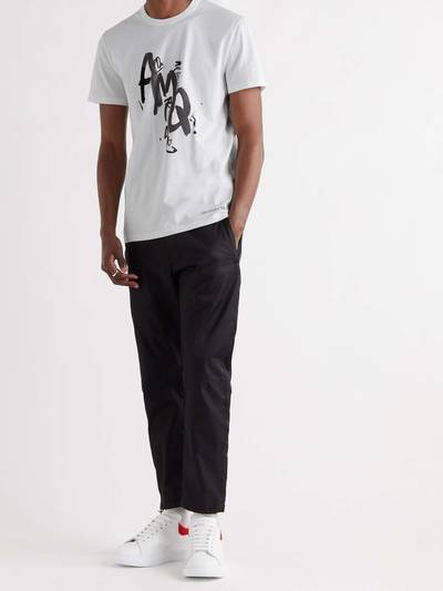 Alexander McQueen Logo-Print Cotton-Jersey T-Shirt outlook