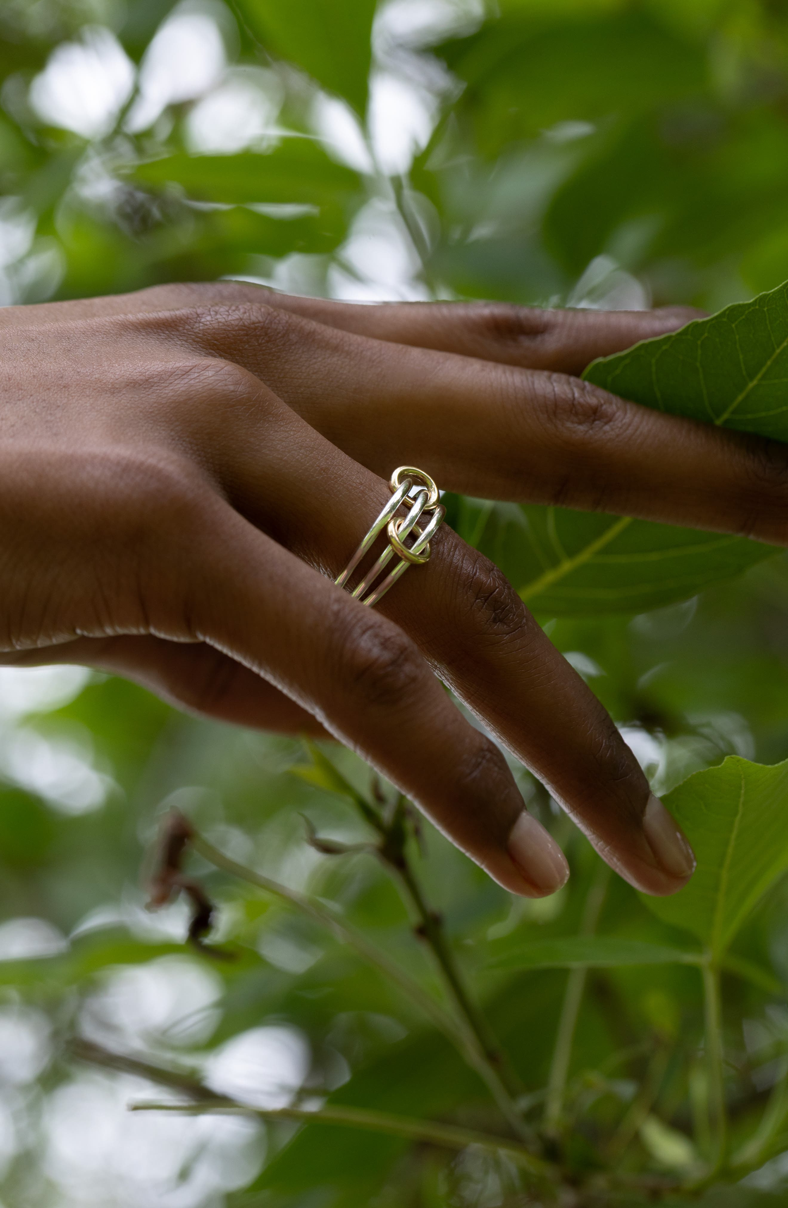 Spinelli Kilcollin Solarium Stack Ring in Silver/Gold at Nordstrom - 2
