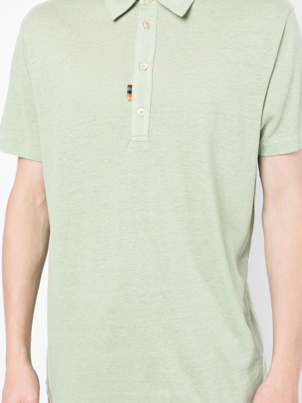 logo-embroidered polo shirt - 5