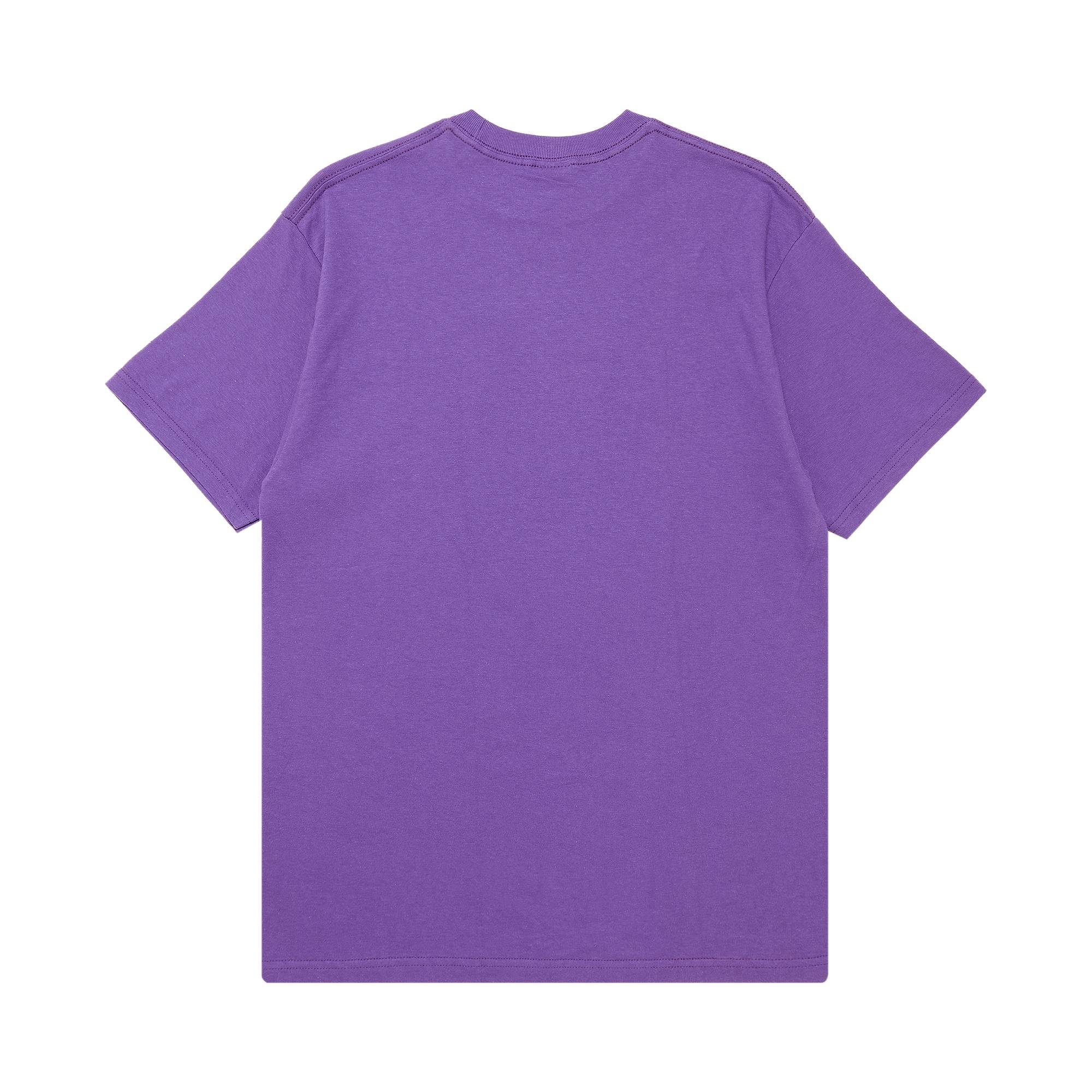 Stussy Pop Lion Tee 'Purple' - 2