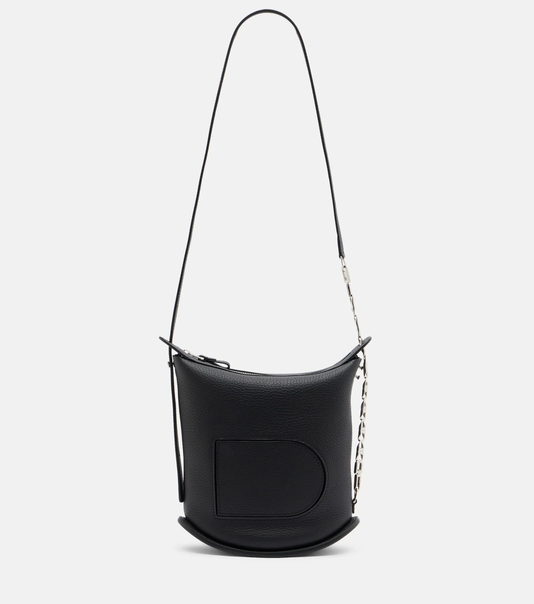Pin Twist leather shoulder bag - 1