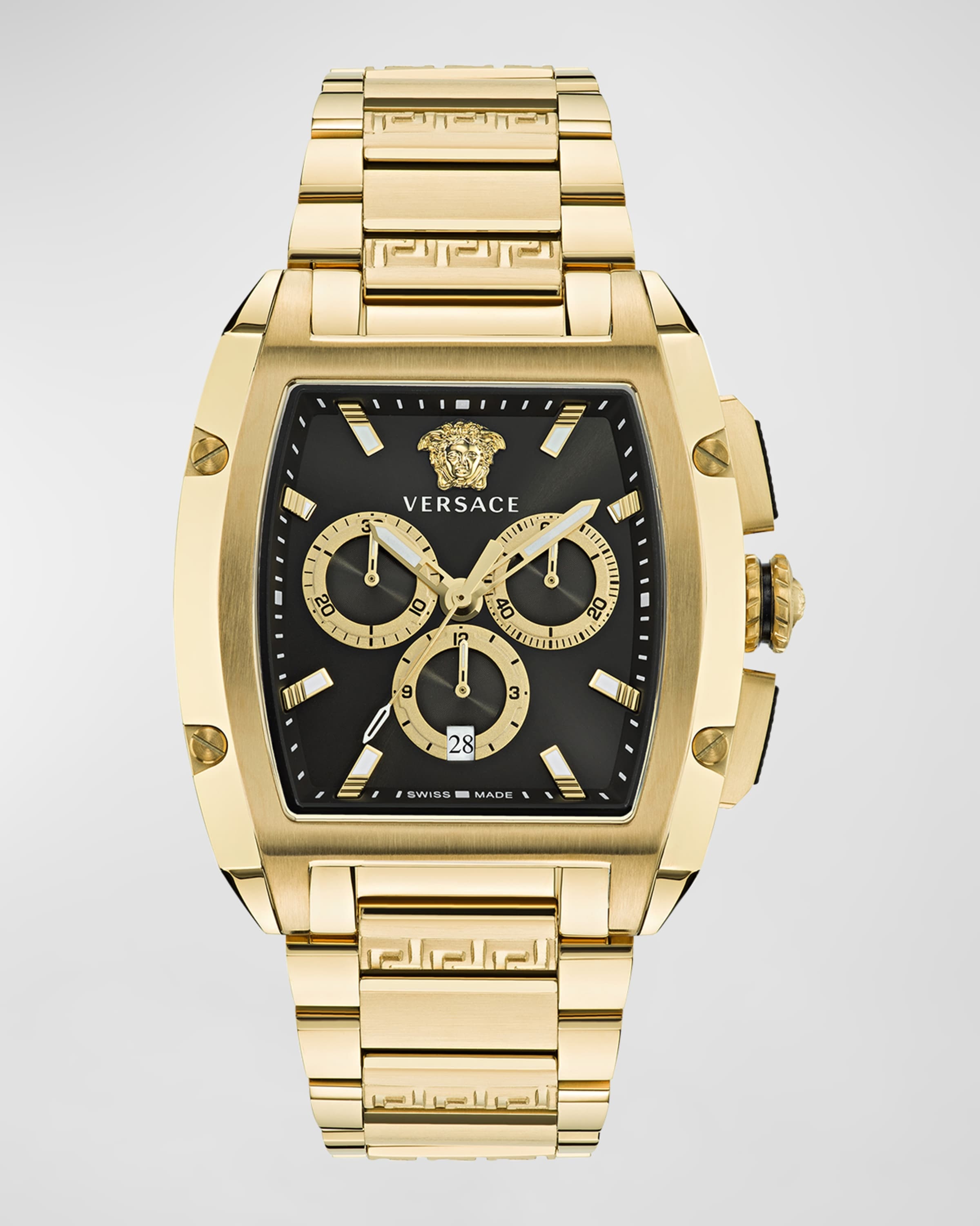 Men's Dominus IP Yellow Gold Bracelet Watch, 42mm - 1