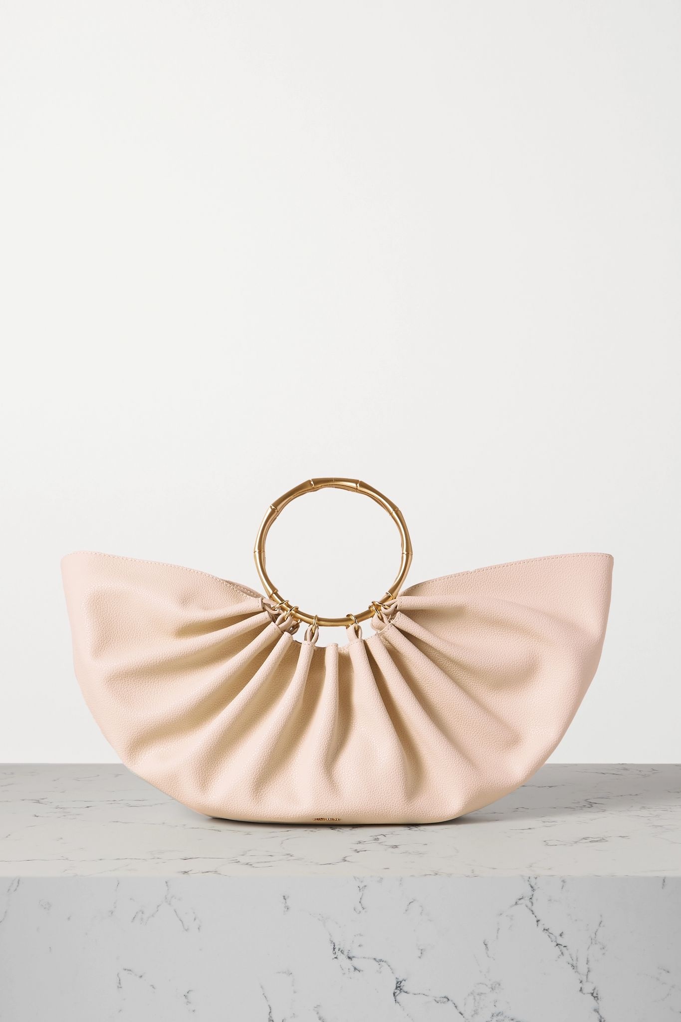 Banu mini pleated leather tote - 1