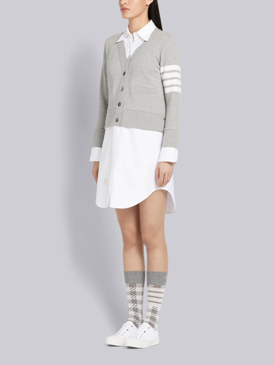 Thom Browne Trompe L'oeil Cardigan Shirtdress outlook