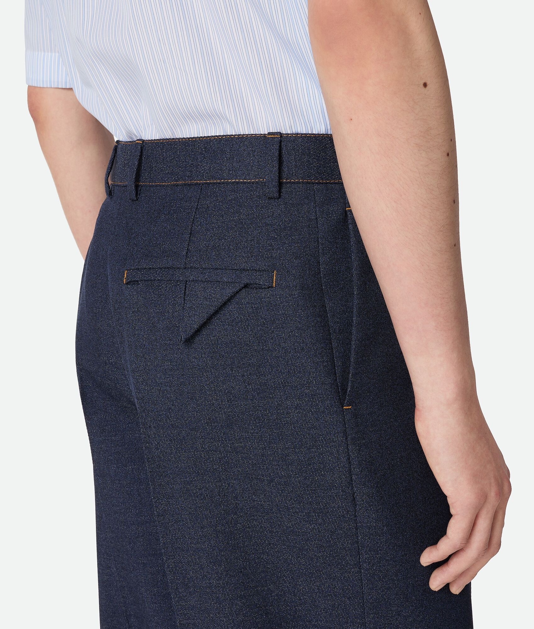 Melange Wool Drill Pants - 4
