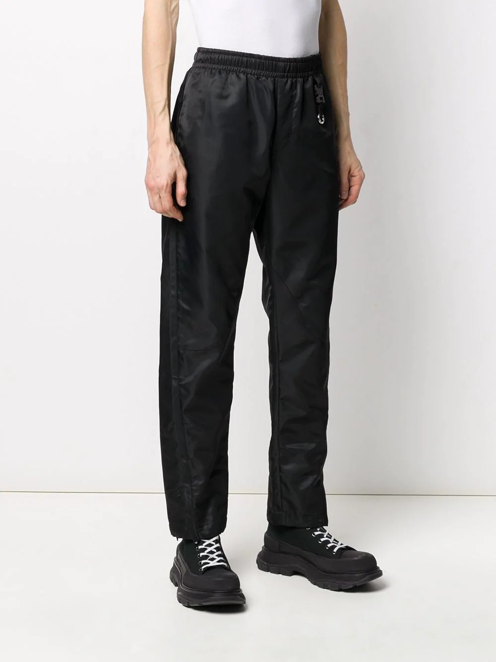 shiny-effect track pants - 3