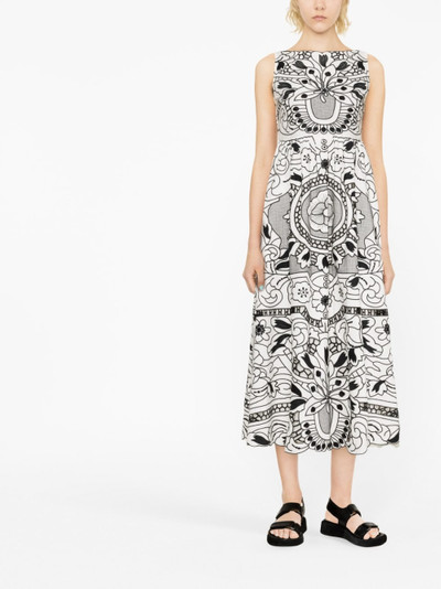 REDValentino graphic-print sleeveless dress outlook