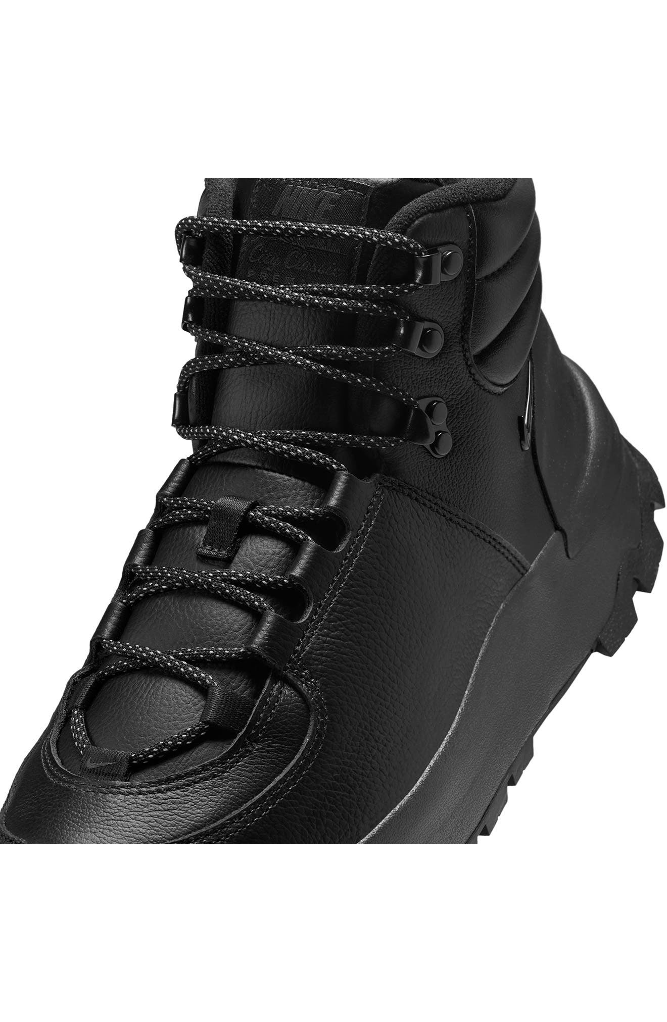 Nike City Classic Premium Waterproof Boot in Black/Anthracite/Silver at Nordstrom - 8