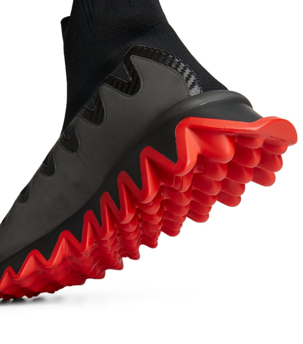 Sharky Sock sneakers in black - Christian Louboutin | Mytheresa