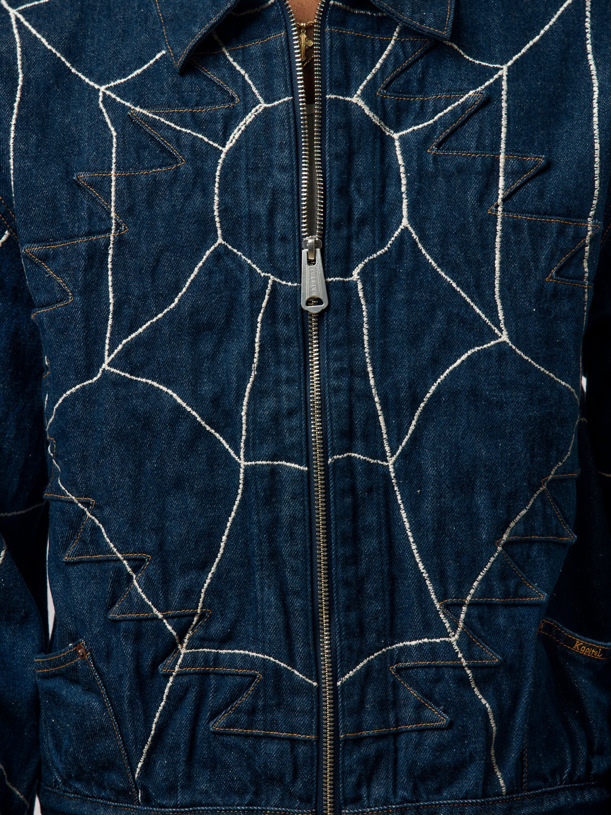 13OZ DENIM STD THUNDERBIRD BLOUSON (KOUNTY DREAM CATCH REMAKE) - 6