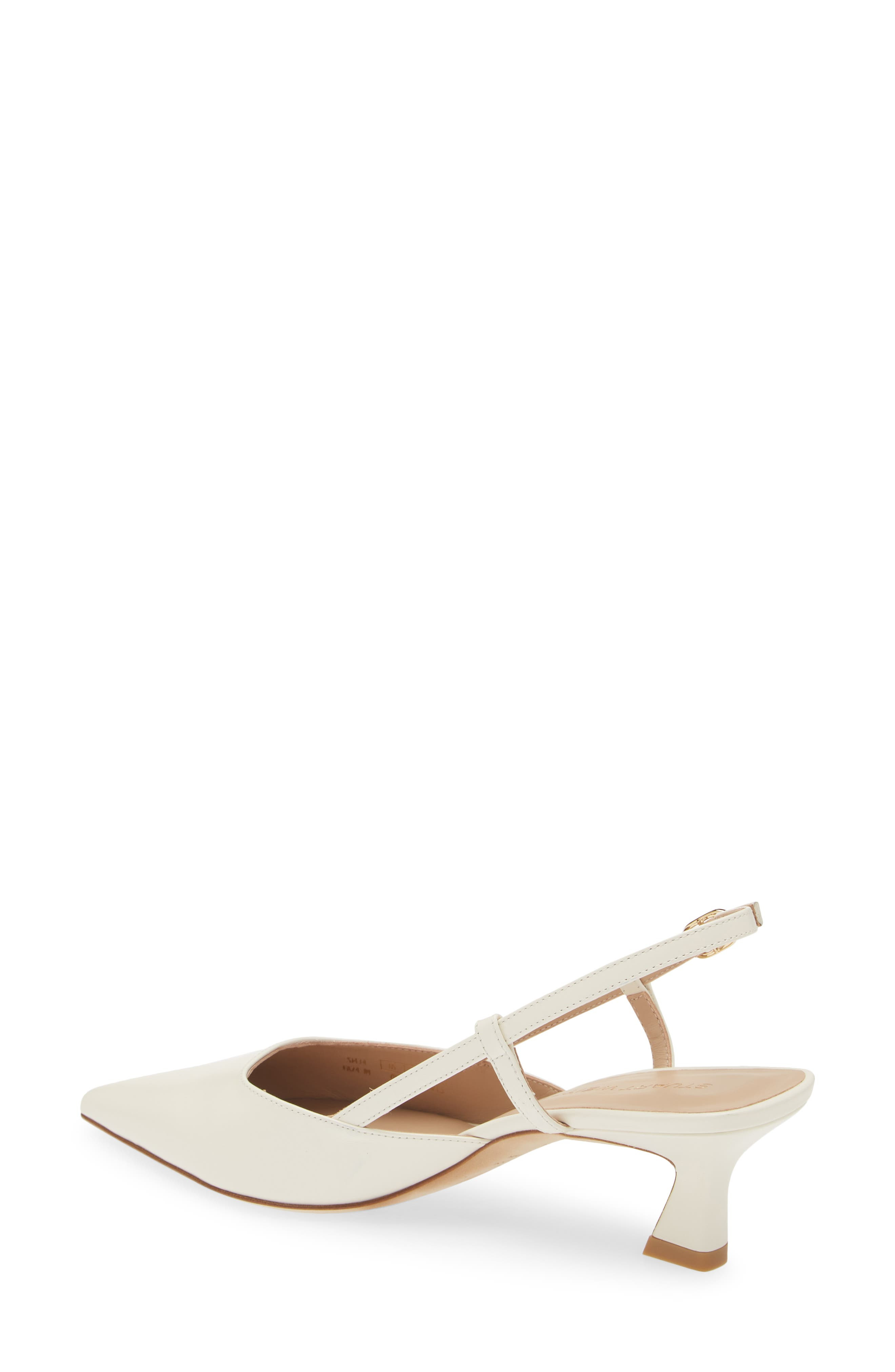 Stuart Weitzman Vinnie 50 Slingback Pump in Cream at Nordstrom - 2