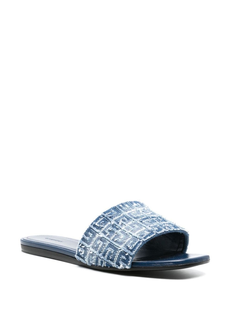 Givenchy 4G-monogram distressed slides outlook