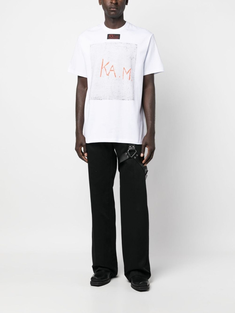Raf Simons graphic-print short-sleeve T-shirt outlook