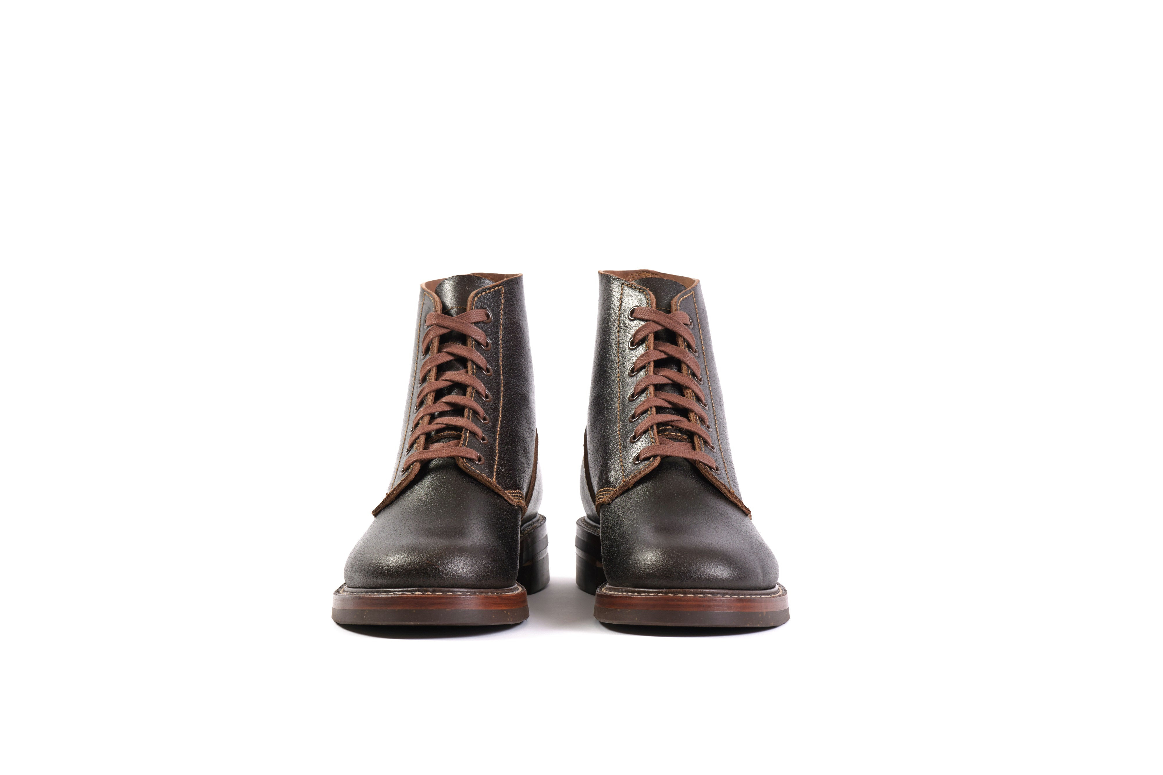 LK-017 M-43 Service Shoe Horween Waxed Flesh Dark Brown - 3